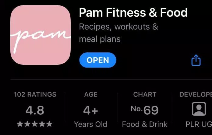 App của Pam (Ảnh: Internet).