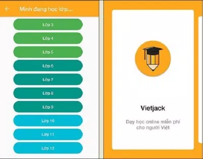 Ứng dụng Vietjack hỗ trợ học tập (Ảnh: Internet).