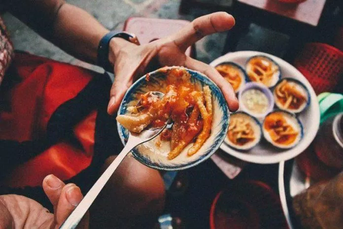 Bánh bèo nĩa tre (Nguồn: sưu tầm).