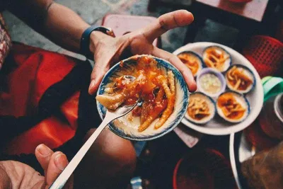 Bánh bèo nĩa tre (Nguồn: sưu tầm).