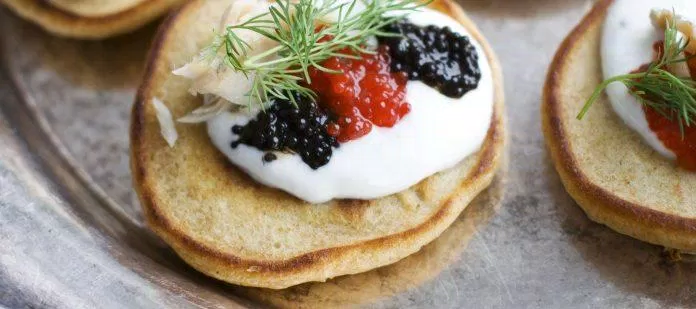 Bánh xếp Blini - món ăn truyền thống ở Phần Lan (Ảnh: Internet) Bánh xếp Blini - món ăn truyền thống ở Phần Lan (Ảnh: Internet)
