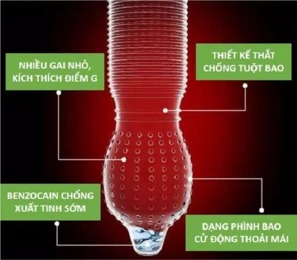 Bao cao su gai OLO 0.01 India Gamma Formula được thiết kế tối ưu cho cuộc yêu đầy cảm xúc (Ảnh: Internet). Bao cao su gai OLO 0.01 India Gamma Formula được thiết kế tối ưu cho cuộc yêu đầy cảm xúc (Ảnh: Internet).
