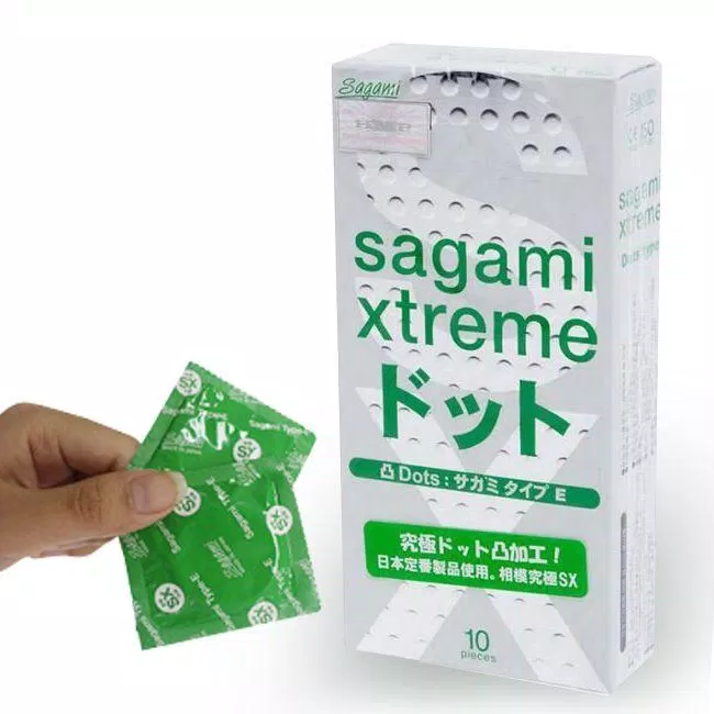 Bao cao su gai Sagami Xtreme White từ Nhật Bản (Ảnh: Internet). Bao cao su gai Sagami Xtreme White từ Nhật Bản (Ảnh: Internet).
