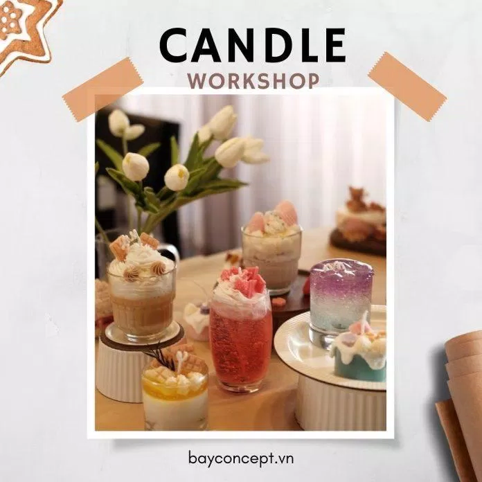 Những chuyên đề dạy làm nến tại workshop vô cùng độc đáo (nguồn: Bày Concept Décor)