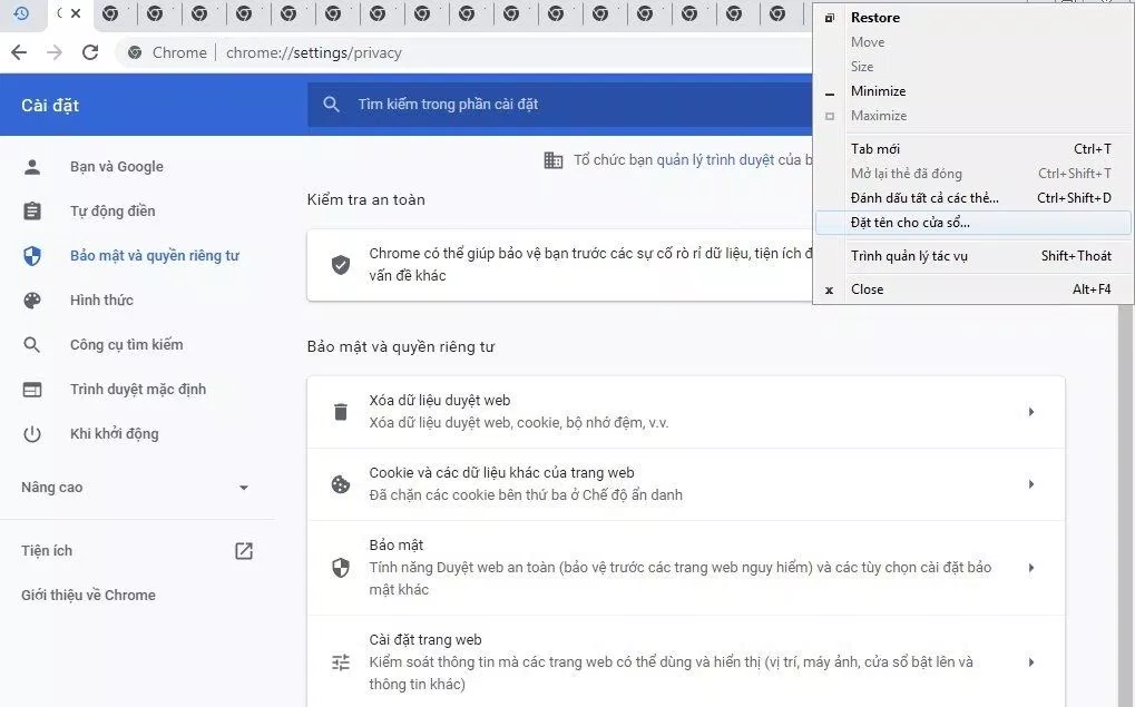 Đặt tên cho cửa sổ Chrome (Ảnh: BlogAnChoi).