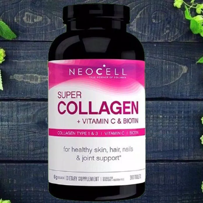 Collagen Mỹ dạng uống NeoCell Super Collagen + C with Biotin (Ảnh: Internet).