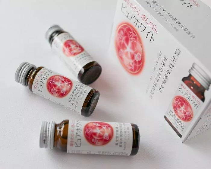 Nước uống Collagen Shiseido Pure White hỗ trợ làm trắng da (Nguồn: Internet).