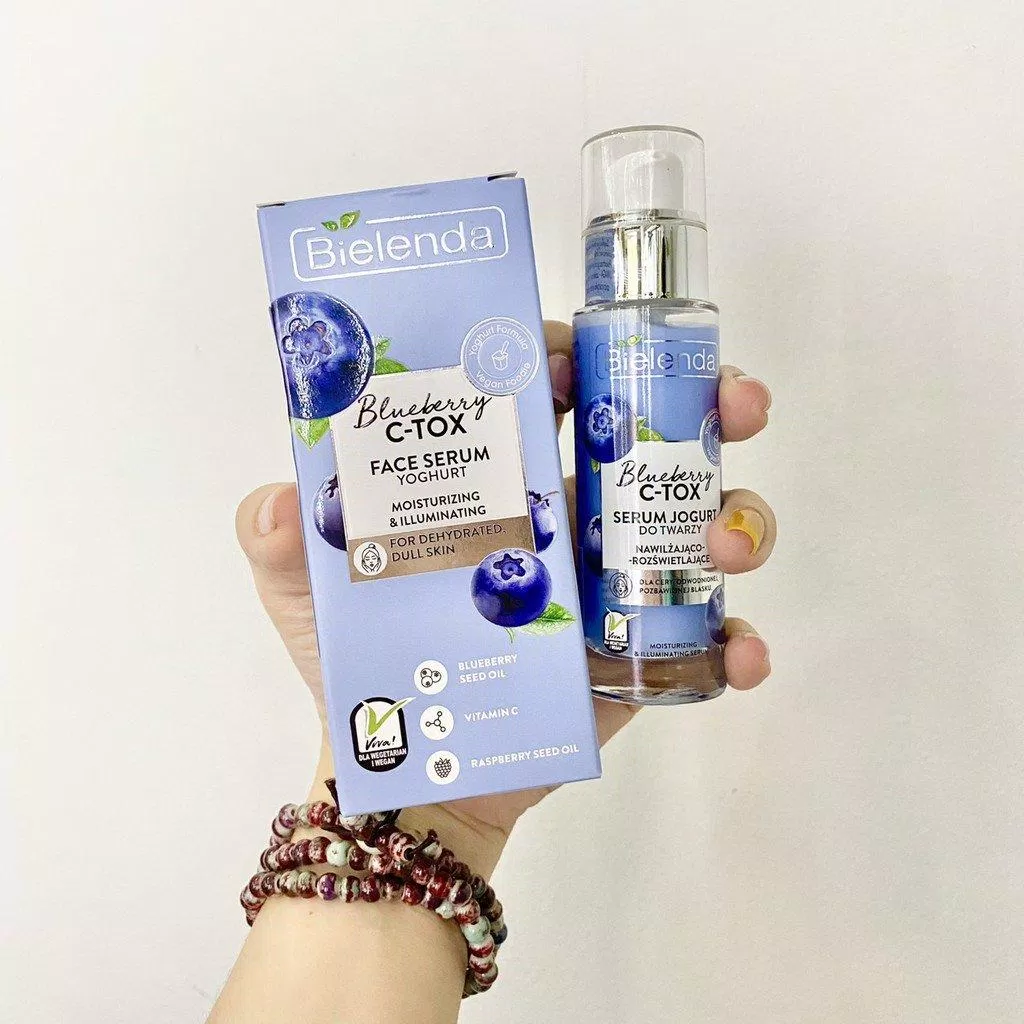 Serum Bielenda Blueberry C-TOX dạng yougurt dễ dàng thẩm thấu vào da (ảnh: internet) Serum Bielenda Blueberry C-TOX dạng yougurt dễ dàng thẩm thấu vào da (ảnh: internet)
