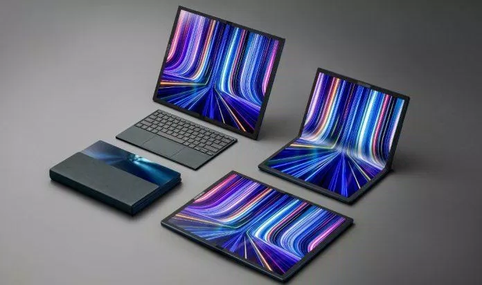 Laptop màn hình gập Asus ZenBook 17 Fold OLED (Ảnh: Internet). Laptop màn hình gập Asus ZenBook 17 Fold OLED (Ảnh: Internet).