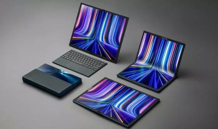 Laptop màn hình gập Asus ZenBook 17 Fold OLED (Ảnh: Internet).