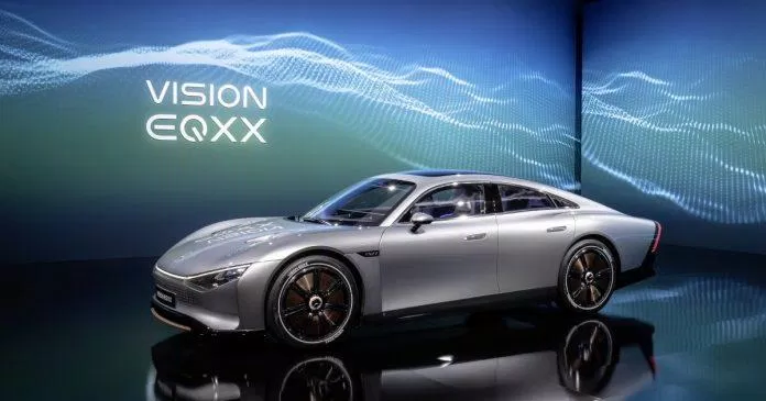 Xe ô tô điện Mercedes Vision EQXX (Ảnh: Internet).