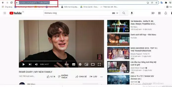 Copy link video YouTube (Nguồn: BlogAnChoi). Copy link video YouTube (Nguồn: BlogAnChoi).