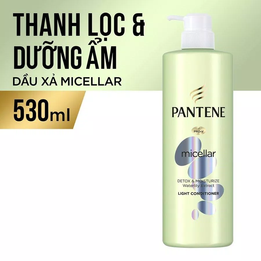 Dầu gội thanh lọc và cấp ẩm Pantene Micellar Detox & Moisturize (Nguồn: Internet)