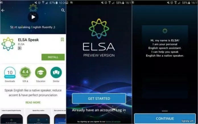 Ứng dụng ELSA dễ dàng tải được trên App Store hoặc Google Play (Nguồn: Internet). Ứng dụng ELSA dễ dàng tải được trên App Store hoặc Google Play (Nguồn: Internet).