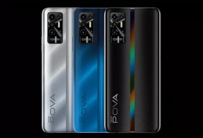 Thiết kế của điện thoại Tecno POVA 2. (Nguồn: Internet)