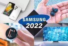 Sản phẩm của Samsung năm 2022 (Ảnh: Internet).