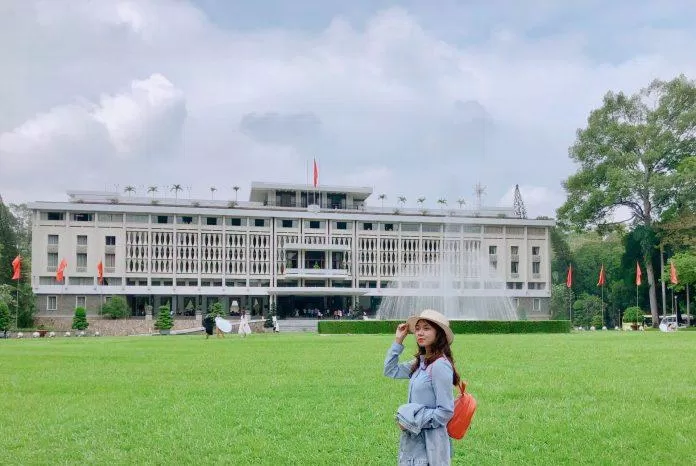 Dinh Độc Lập. (Ảnh: Kim Cúc) Dinh Độc Lập. (Ảnh: Kim Cúc)