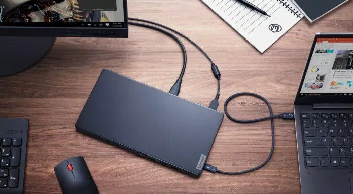 Đế cắm eGPU kết nối với laptop (Ảnh: Internet). Đế cắm eGPU kết nối với laptop (Ảnh: Internet).
