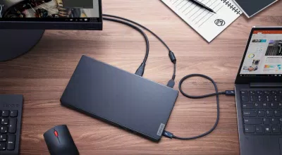 Đế cắm eGPU kết nối với laptop (Ảnh: Internet). Đế cắm eGPU kết nối với laptop (Ảnh: Internet).