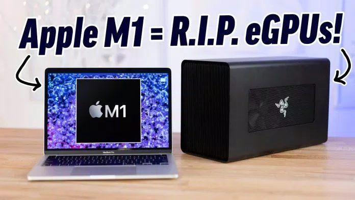 MacBook M1 không thể dùng được eGPU (Ảnh: Internet). MacBook M1 không thể dùng được eGPU (Ảnh: Internet).