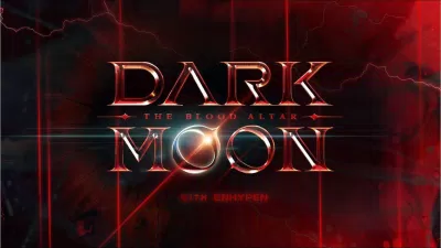 Logo của series webtoon "Dark Moon" được xuất hiện ở cuối MV (Ảnh: Internet)