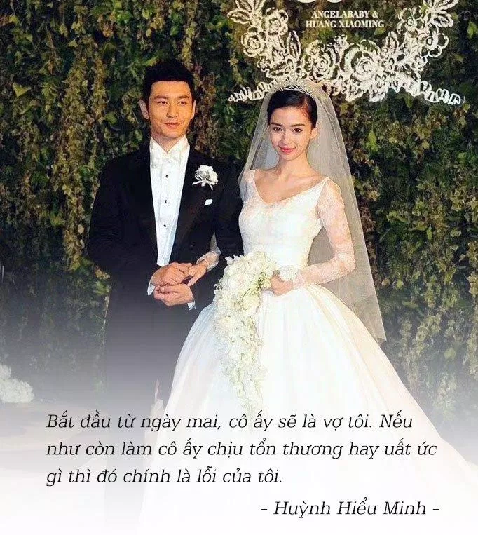 Lời thề của Huỳnh Hiểu Minh - Angelababy năm nào khiến mọi người ngưỡng mộ. (Ảnh: Internet) Lời thề của Huỳnh Hiểu Minh - Angelababy năm nào khiến mọi người ngưỡng mộ. (Ảnh: Internet)
