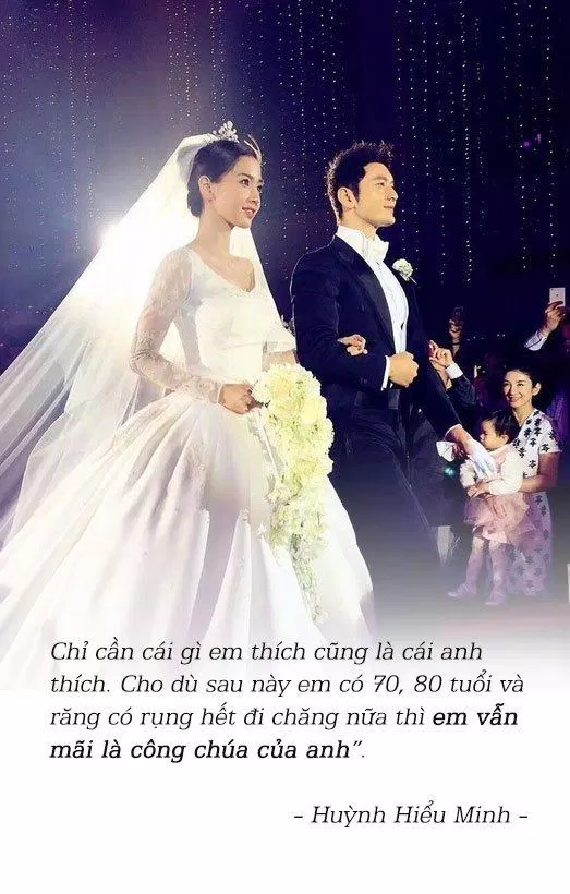 Lời thề của Huỳnh Hiểu Minh - Angelababy năm nào khiến mọi người ngưỡng mộ. (Ảnh: Internet) Lời thề của Huỳnh Hiểu Minh - Angelababy năm nào khiến mọi người ngưỡng mộ. (Ảnh: Internet)