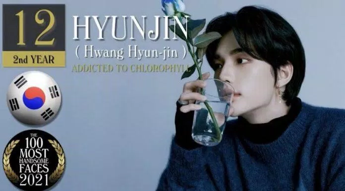 Hyunjin (Stray Kids) nam thần tượng K-Pop trong danh sách 100 gương mặt đẹp trai nhất năm 2021. (Nguồn: Internet)
