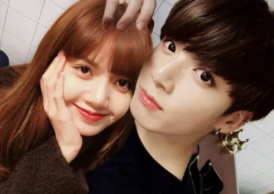 Jungkook-Lisa là cặp đôi nổi tiếng được rất nhiều fan hâm mộ đẩy thuyền. (Ảnh: Internet)