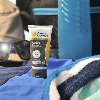 Cancer Council Active Sunscreen là dòng kem chống nắng hóa học bảo vệ da cho hoạt động ngoài trời (Nguồn: internet)