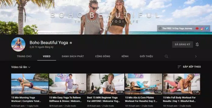 Boho Beautiful Yoga (Nguồn: YouTube) Boho Beautiful Yoga (Nguồn: YouTube)