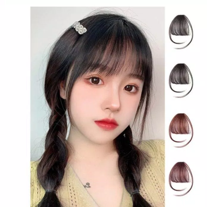 Chọn tóc giả mái thưa để thêm phần tự nhiên, trẻ trung (ảnh: internet) Chọn tóc giả mái thưa để thêm phần tự nhiên, trẻ trung (ảnh: internet)