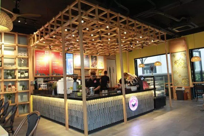 Các quán cà phê có view đẹp ở Vinhomes Ocean Park 1 8 Koi Coffee ( ảnh: fanpage Koi Coffee )