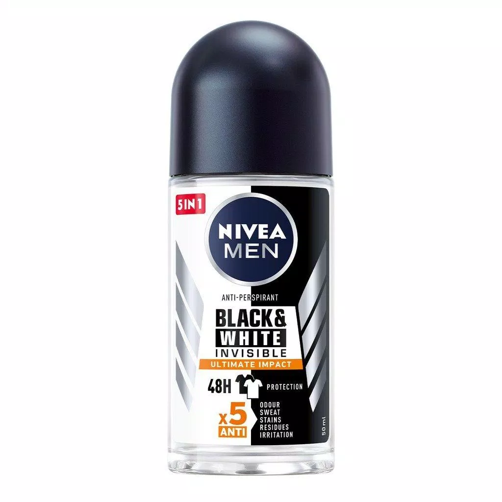 Lăn khử mùi nam Nivea men Invisible For Black & White (Nguồn: Internet)