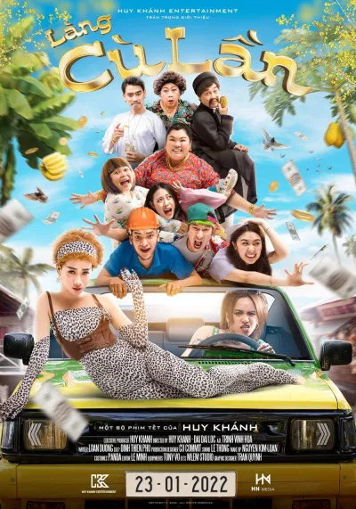Làng Cù Lần chiếu trên kênh Huy Khánh Entertainment (Ảnh: Internet).