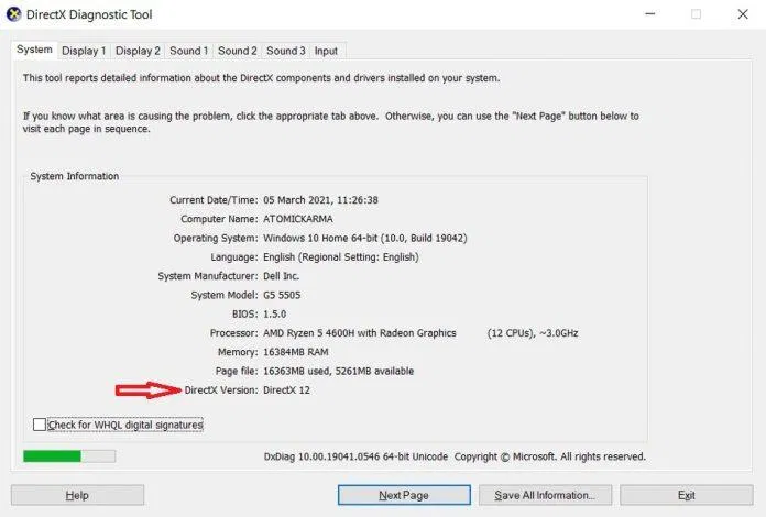 Kiểm tra phiên bản DirectX trên Windows (Ảnh: Internet). Kiểm tra phiên bản DirectX trên Windows (Ảnh: Internet).