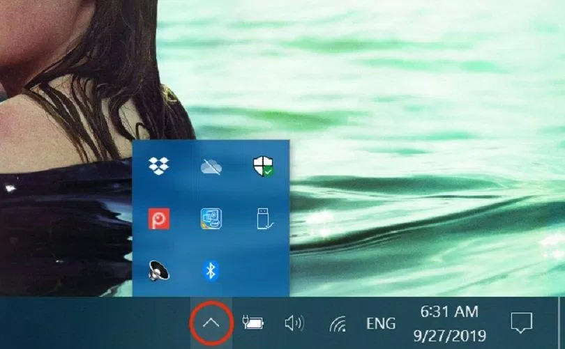 Khay hệ thống nằm trong taskbar (Ảnh: Internet).