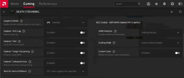 Điều chỉnh cài đặt trong driver card đồ họa (Ảnh: Internet). Điều chỉnh cài đặt trong driver card đồ họa (Ảnh: Internet).