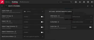 Điều chỉnh cài đặt trong driver card đồ họa (Ảnh: Internet). Điều chỉnh cài đặt trong driver card đồ họa (Ảnh: Internet).