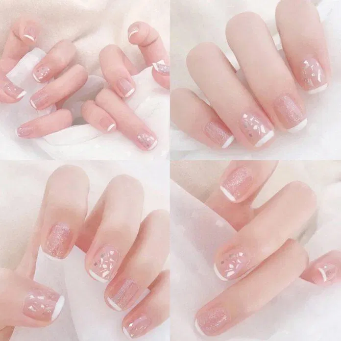 Mẫu nail Tết 2023 đơn giản, thanh lịch. (Ảnh: Internet)