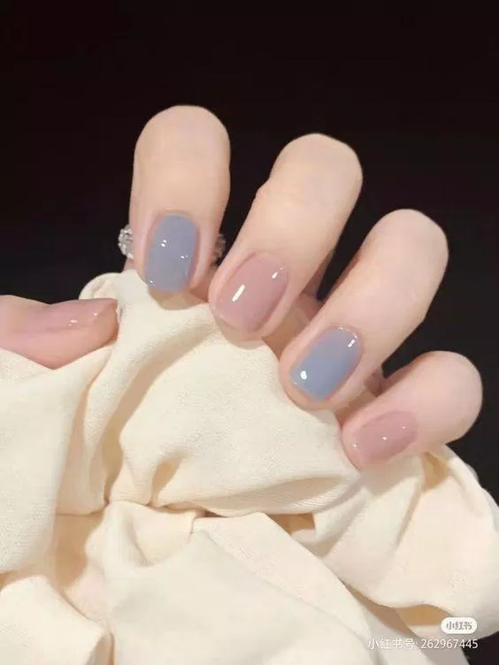 Mẫu nail màu sắc kẹo ngọt (ảnh: internet)