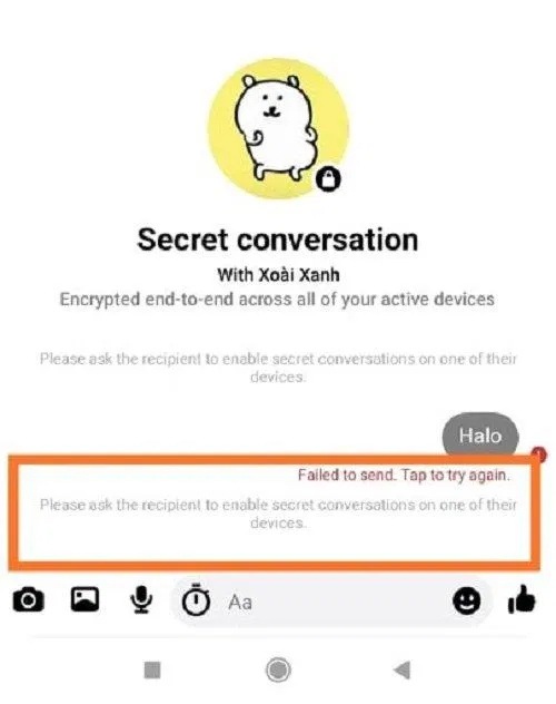 Phải là 2 bên cùng bật chế độ tin nhắn riêng tư nếu không sẽ thông báo lỗi không nhắn tin được. (Ảnh: Internet)