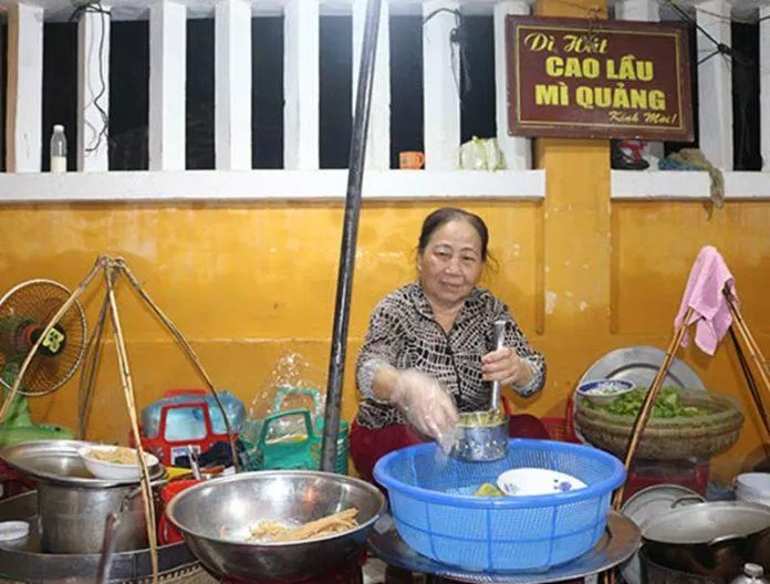 Mì quảng Dì Hát (Nguồn: sưu tầm).