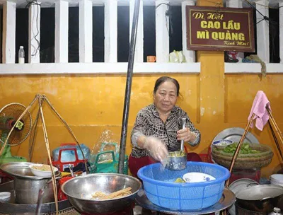 Mì quảng Dì Hát (Nguồn: sưu tầm).