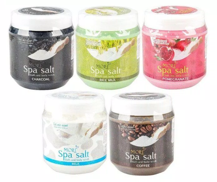 Muối tắm Mori Spa Salt có thiết kế dạng hủ tiện lợi và vệ sinh (nguồn: internet)