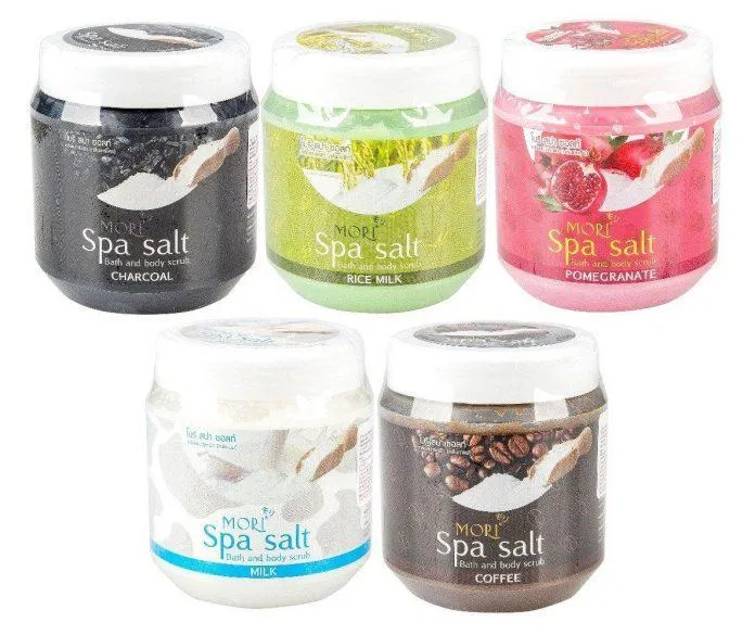 Muối tắm Mori Spa Salt có thiết kế dạng hủ tiện lợi và vệ sinh (nguồn: internet)
