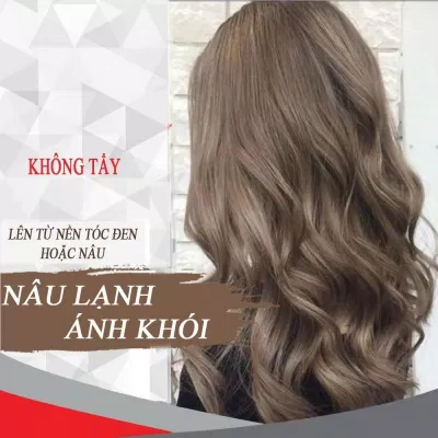 Màu tóc nâu lạnh ánh khói vô cùng nhẹ nhàng, thanh lịch (Nguồn: Internet).