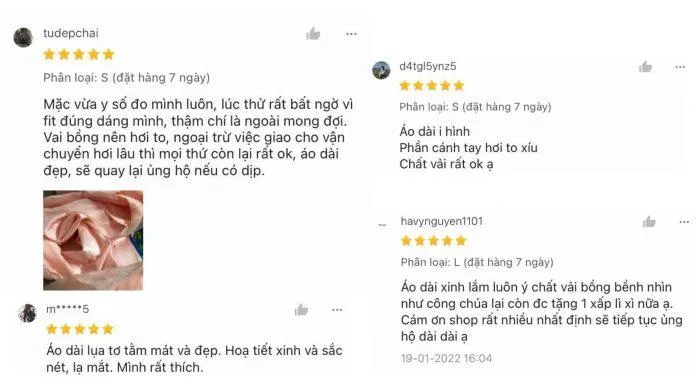 Áo dài Nắng được thiết kế làm hài lòng của các cô nàng nên được đánh giá rất tích cực (Nguồn: internet)