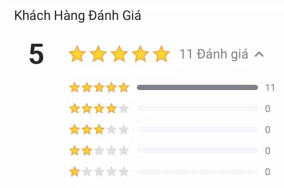 Đánh giá của người mua trên Tiki. (Ảnh: Internet)