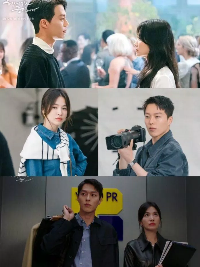 Tạo hình của Song Hye Kyo và Jang Ki Young trong phim Bây giờ chúng ta đang chia tay.  (Nguồn: Internet)